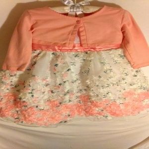 3T Floral Soutache Dress